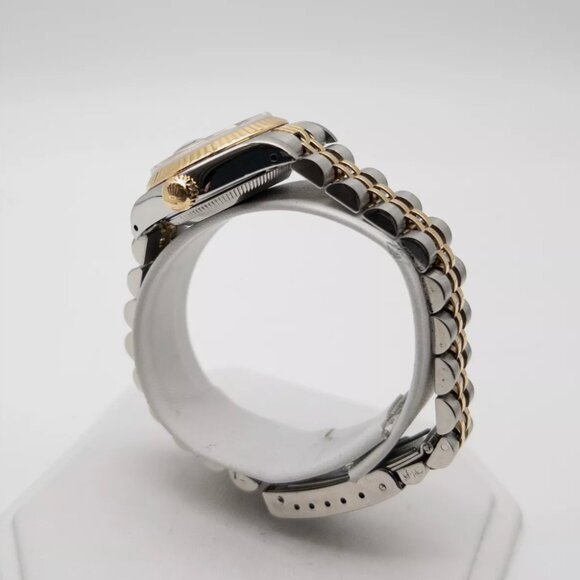 Rolex Ladies Blue Face Two Tone 18kt Watch main image 5